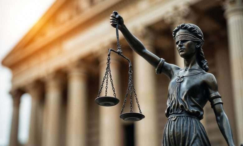 Truck Accident Lawsuits: What Victims Need to Know in 2025 1 close up justice statue